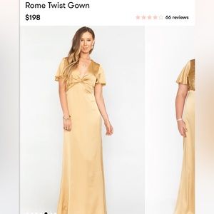Show me your mumu Rome twist gown